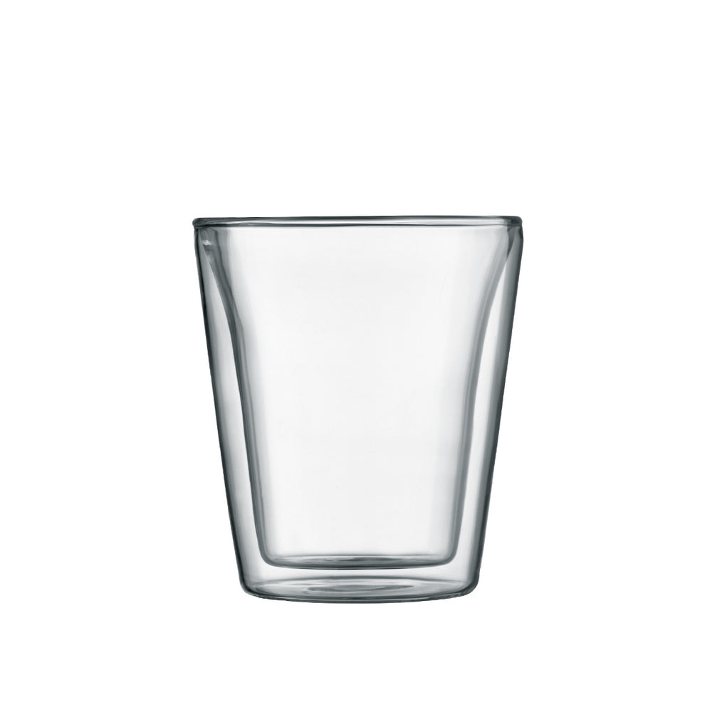 Bodum Doppeltwandige Kaffee- und Teegläser Kanne - Patentiertes Ventil - 200 ml - 2 Stück