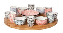 Cosy & Trendy Servierset (Servierplatte + Schalen) Delirio 14-teilig