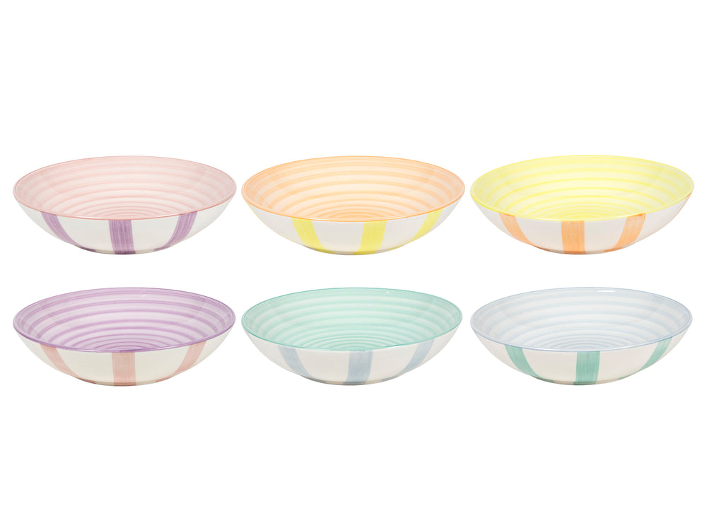 Cookinglife Geschirrset Spring Vibes - 18-teilig / 6 Personen - 6 Speiseteller, 6 Frühstücksteller und 6 Suppenteller