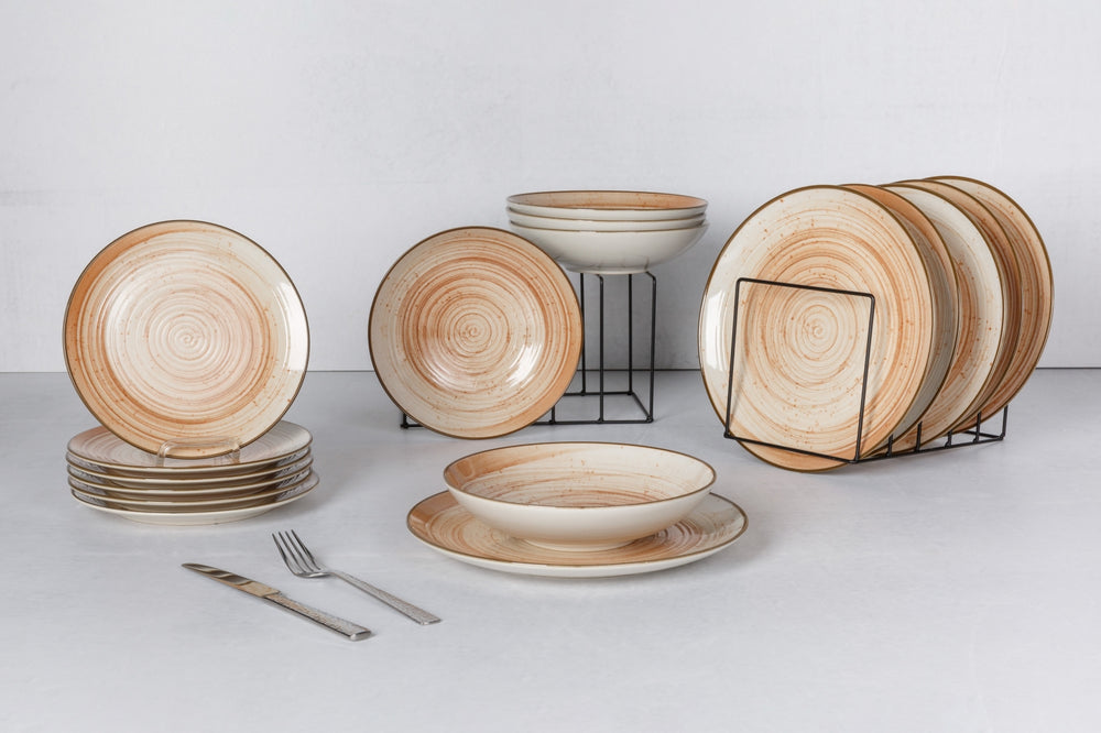 Cosy & Trendy Geschirrset Sintra Terracotta 16-teilig / 4 Personen