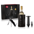 Vacu Vin Weinkühler Premium - Schwarz - 4-teilig
