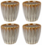 Cosy & Trendy Kaffeetassen Astera Pearl Beige - 240 ml - 4 Stück