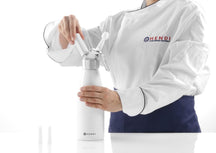 Hendi Sahnespender Weiß 950 ml + Sahnepatronen 10 Stück