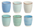 Cookinglife Kaffeetassen / Senseo Tassen - Delice Blau 180 ml - 6 Stück