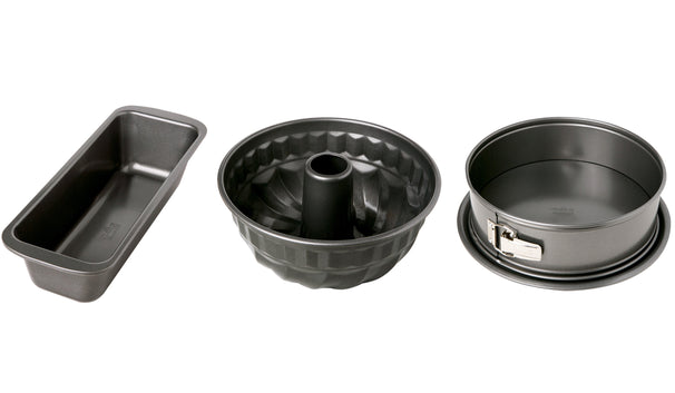 Birkmann Backform Set Easy Baking - 3-teilig - Springform - Gugelhupf - Kuchenform