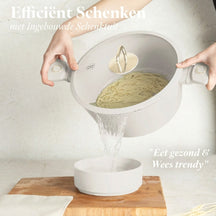 BerlingerHaus Topfset Matt Creme 7-Teilig - Kochtopf ø 20, 24, 28 cm & Bratpfanne ø 20, 24 cm - geeignet für alle Wärmequellen
