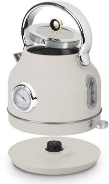 BerlingerHaus Wasserkocher Matt Crème - mit Thermometer - 1.7 Liter - 2200W