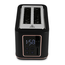 BerlingerHaus Toaster Digital Schwarz Roségold - 2 Schlitze - 870W