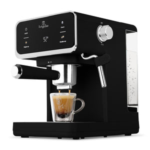 BerlingerHaus Espressomaschine / Siebträgermaschine Digital Matt Schwarz - 3-in-1 - 20 Bar - 1,0 Liter