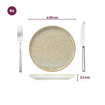 Cosy & Trendy Geschirrset Baltic Luna - 18-teilig / 6 Personen