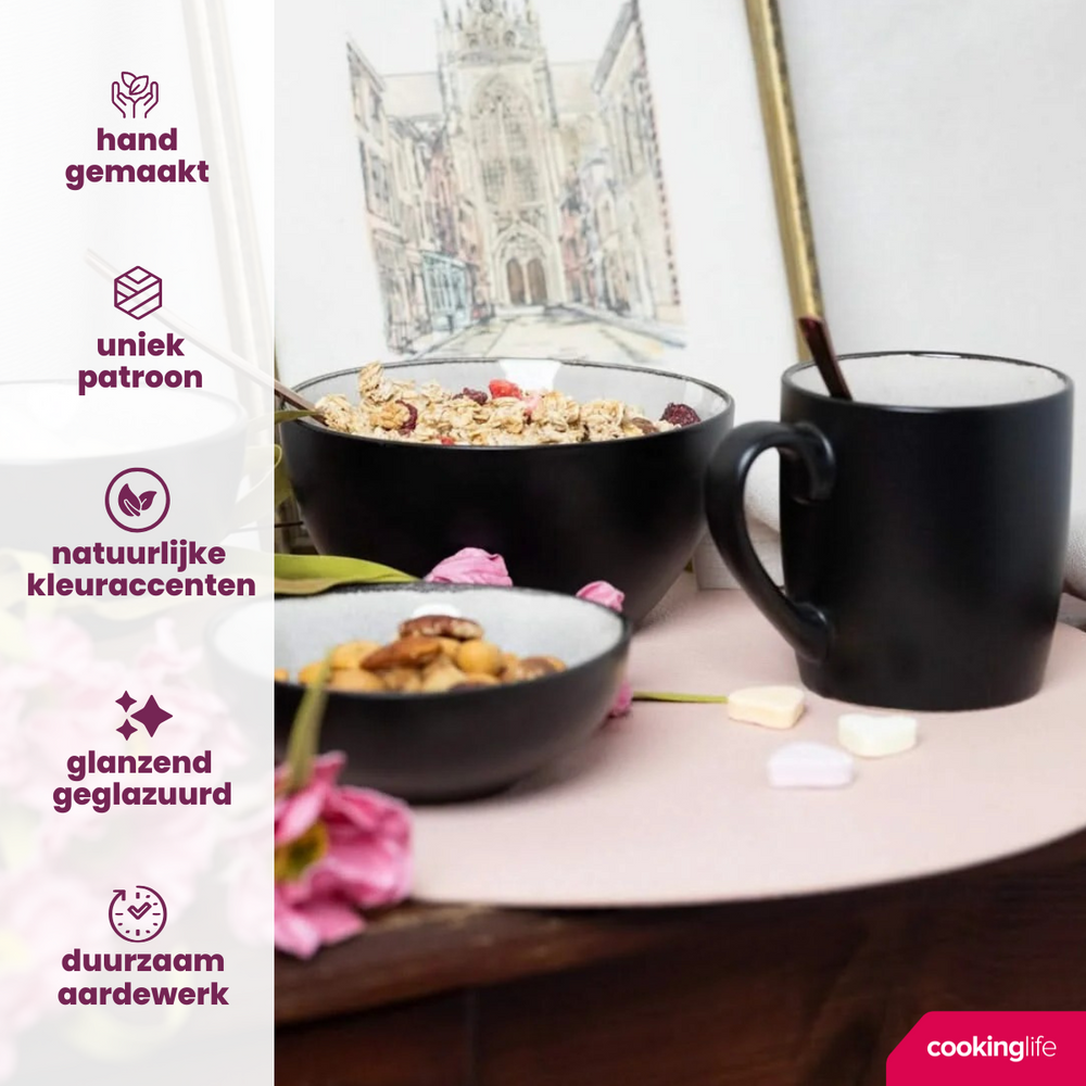 Cookinglife Dipschalen Nola Warm Grey ø 11 cm - 6 Stück