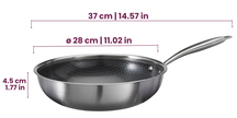 Cookinglife Wokpfanne HexaCook Hybride Pfanne ø 28 cm - NON STICK - geeignet für alle Wärmequellen - keramische Antihaftbeschichtung