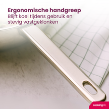 Cookinglife Bratpfannenset Superior Ø 24 und 28 cm – geeignet für alle Wärmequellen – ohne Antihaftbeschichtung
