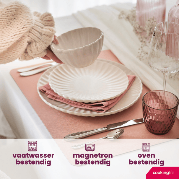 Cookinglife Geschirrset Cardida Off White 18-teilig / 6 Personen - 6 Speiseteller, 6 Frühstücksteller und 6 Schalen
