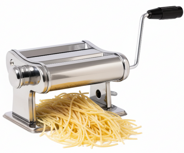 Cookinglife Nudelmacher Italienisch Chrom für Lasagne und Spaghetti