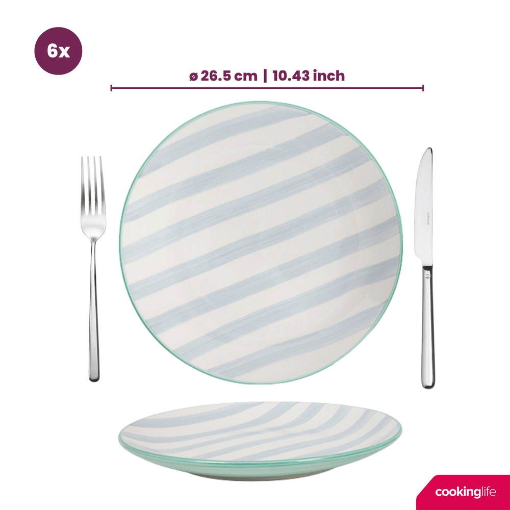 Cookinglife Speiseteller Spring Vibes Ø 26,5 cm - 6 Stück