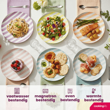 Cookinglife Speiseteller Spring Vibes Ø 26,5 cm - 6 Stück