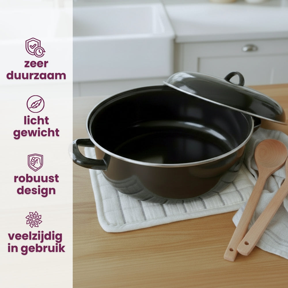 Cooking Bräter Emaille Ø 24 cm / 4 Liter