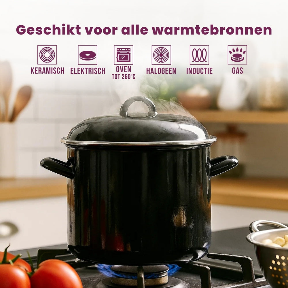 Cooking Soßentopf Cooking - Schwarz - ø 24 cm / 8 Liter