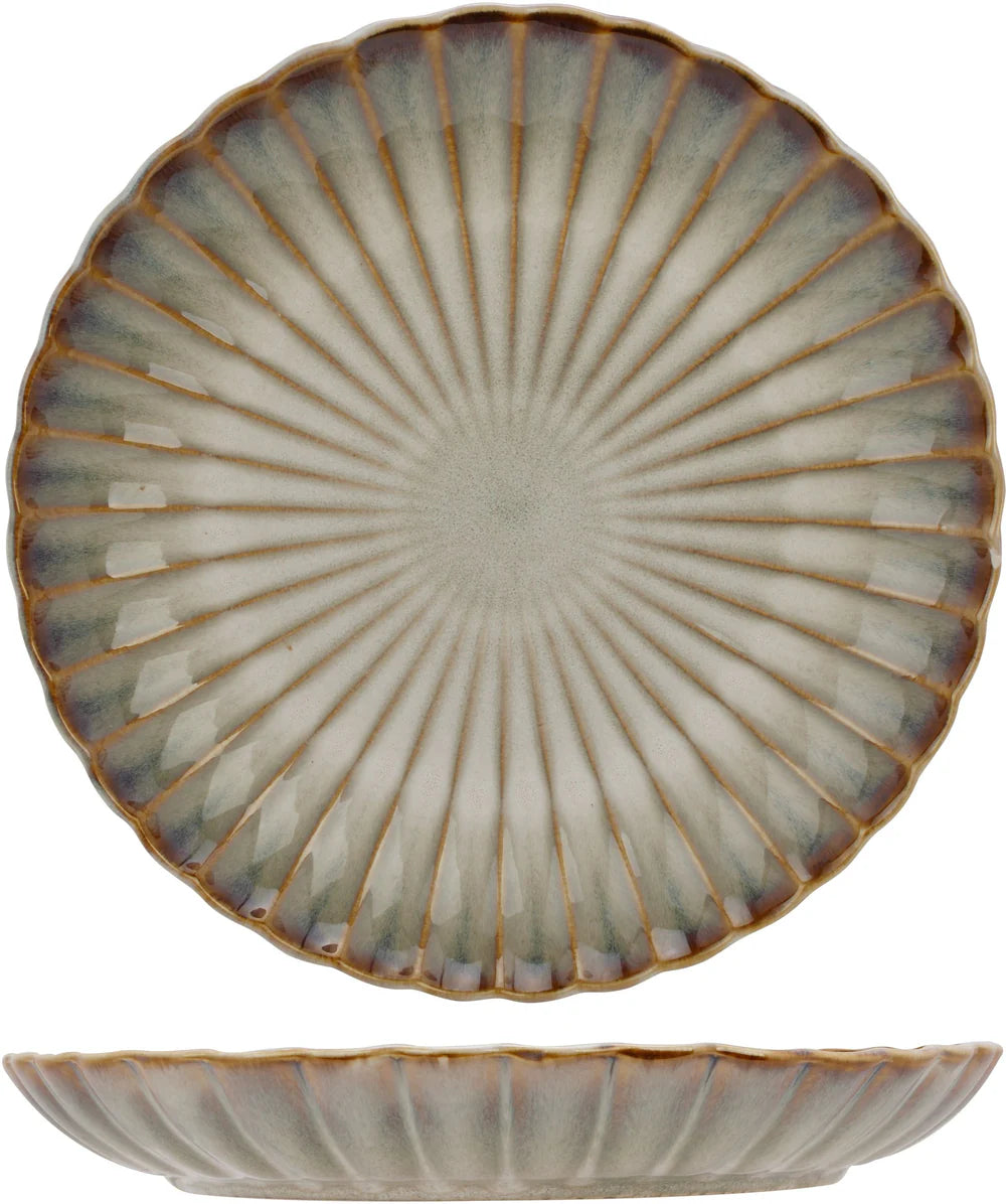 Cosy & Trendy Astera Pearl 16-teiliges Geschirrset für 4 Personen – 4 Speiseteller, 4 Frühstücksteller, 4 Schüsseln und 4 Becher