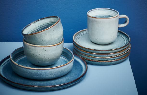 ONA Becher Duna Blau 300 ml - 4 Stück
