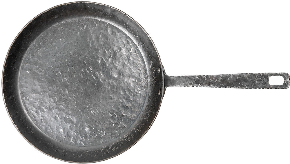 Forged Bratpfanne Carbonstahl Ø 28 cm – geeignet für alle Wärmequellen – geeignet für BBQ