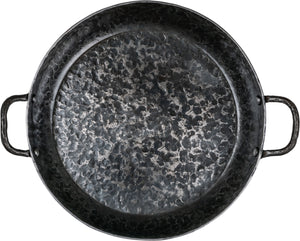 Forged Bratpfanne Carbonstahl mit zwei Griffen Ø 24 cm – geeignet für alle Wärmequellen – geeignet für BBQ