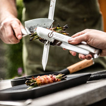 Forged Servierzangen Churrasco - RVS - 4 Stück