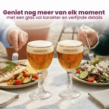 Grimbergen Biergläser mit Fuß 250 ml - 6 Stück