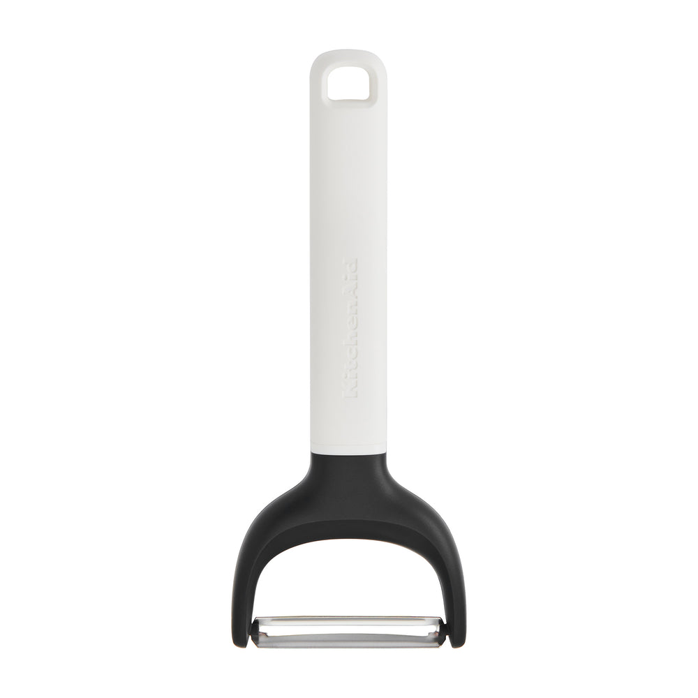 KitchenAid Sparschäler Classic Porzellanweiß Edelstahl 17,5cm - Y-Modell Schäler