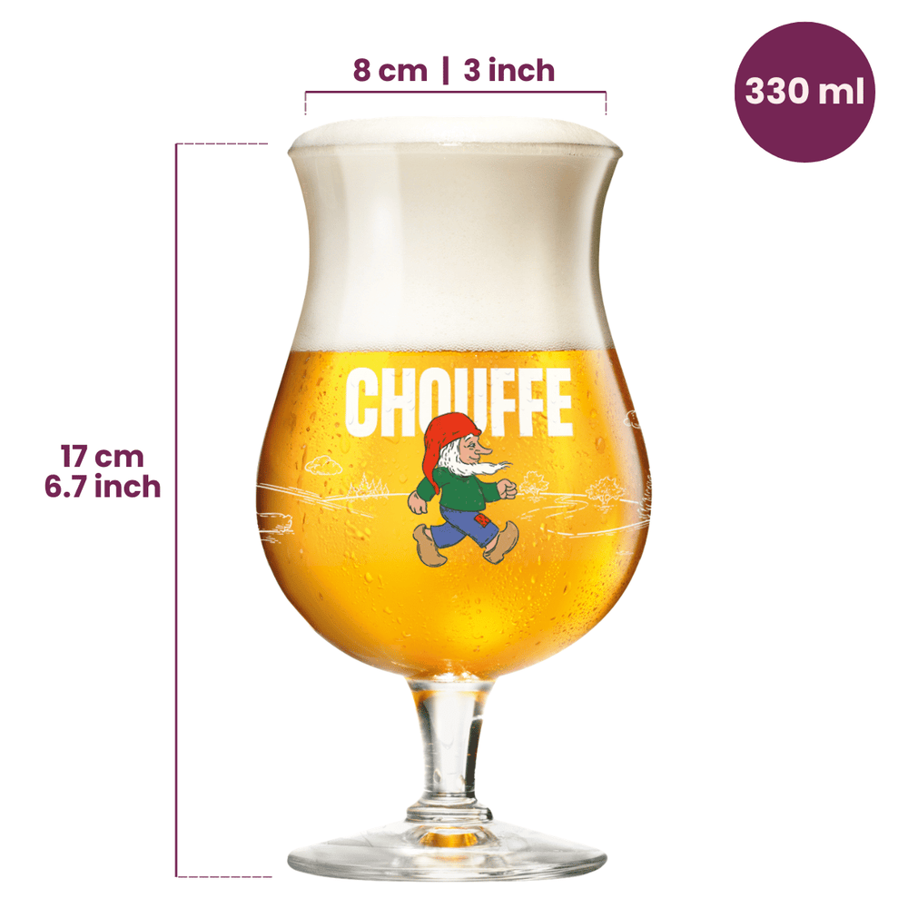 La Chouffe Biergläser 330 ml - 6 Stück