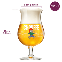 La Chouffe Biergläser 330 ml - 6 Stück
