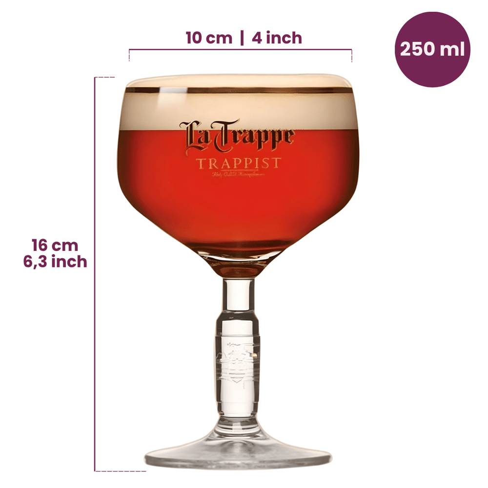 La Trappe Biergläser Bokal 250 ml - 2 Stück