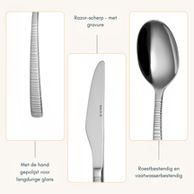Sola Besteckset Bali - 18/10 Edelstahl - 24-teilig / 4 Personen