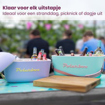 Polarbox Kühlbox mit Schultergurt - Hellblau - 12 Liter