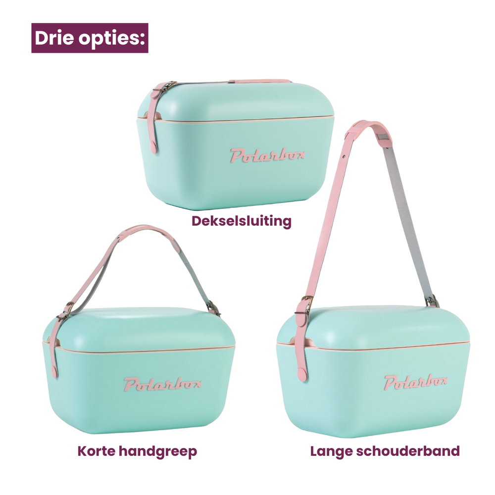 Polarbox Kühlbox mit Schultergurt - Hellblau - 12 Liter