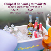 Polarbox Kühltasche mit Schultergurt - Lila Sorbet - 12 Liter