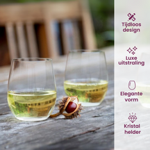 Riedel Weiße Weingläser O Wine - Viognier / Chardonnay - 2 Stücke