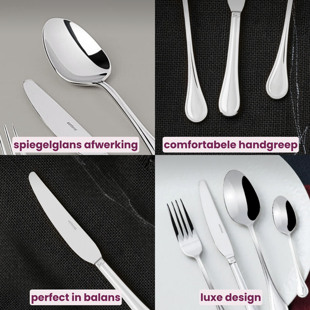 Sambonet Besteckset Royal - Edelstahl - 36-teilig / 6 Personen