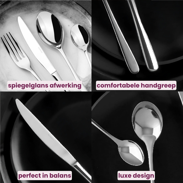 Sambonet Besteckset Taste - Gold - 24-teilig / 6 Personen