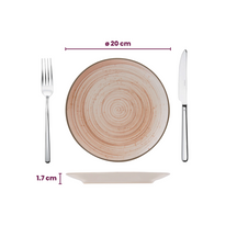 Cosy & Trendy Geschirrset Sintra Terracotta 16-teilig / 4 Personen