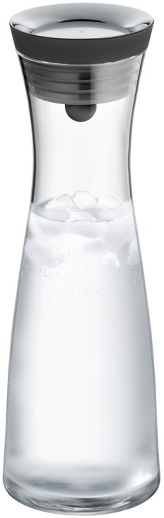 WMF Basic Wasserkaraf - Tropffrei - Schwarz / Silber - 1 Liter