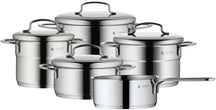 WMF Mini-Topfset – 5-teilig – Stielkasserolle ø 16, 20, 20 und 24 cm sowie Stielkasserolle ø 16 cm
