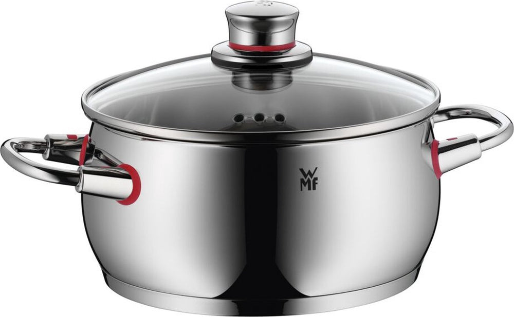 WMF Topfset Quality One - RVS - 5-teilig - Inklusive GRATIS Cookinglife Kochgeschirr Set - Kochtopf ø 16, 20, 20 und 24 cm sowie Stielkasserolle ø 16 cm