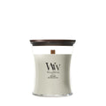 WoodWick Duftkerze Medium Fireside - 11 cm / ø 10 cm - Duftkerze im Glas - Holzdocht
