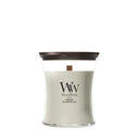 WoodWick Duftkerze Medium Fireside - 11 cm / ø 10 cm - Duftkerze im Glas - Holzdocht
