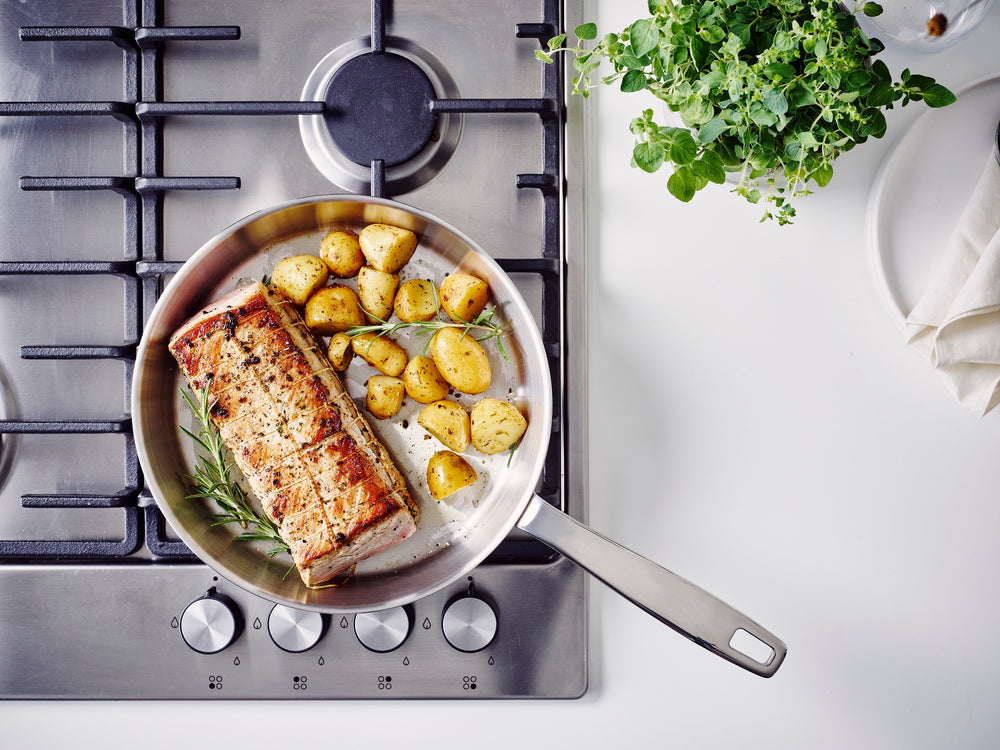 Beka Bratpfannenset Maestro 5-Ply 2-teilig Ø 24 und 28 cm – geeignet für alle Wärmequellen – ohne Antihaftbeschichtung