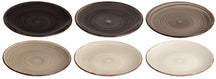 Cookinglife Frühstücksteller / Dessertteller Delice Grau ø 19 cm - 6 Stück