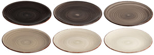 Cookinglife Frühstücksteller / Dessertteller Delice Grau ø 19 cm - 6 Stück