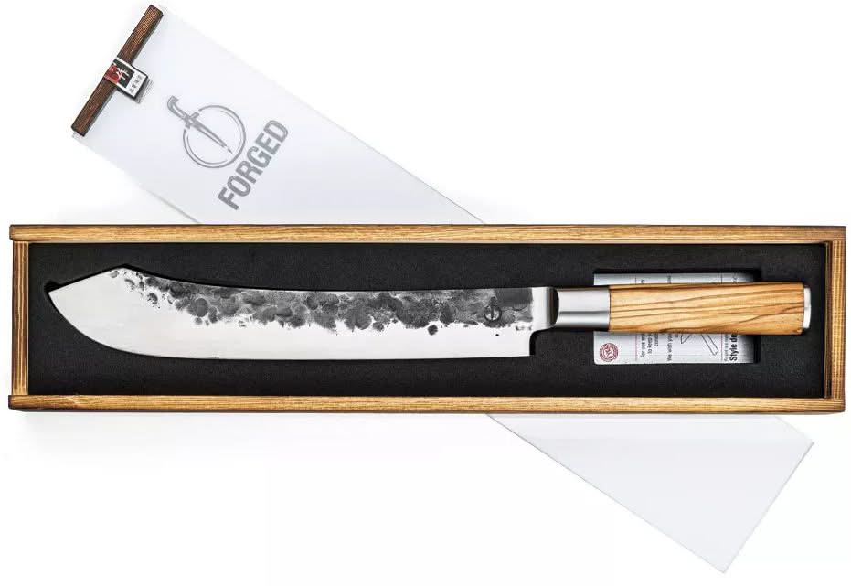 Forged Slagersmesser Olive 25,5 cm